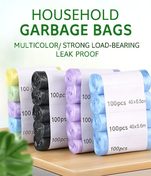 100 Pcs Disposable Garbage Bags