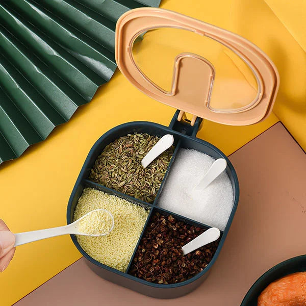 4 Grids Spice Box
