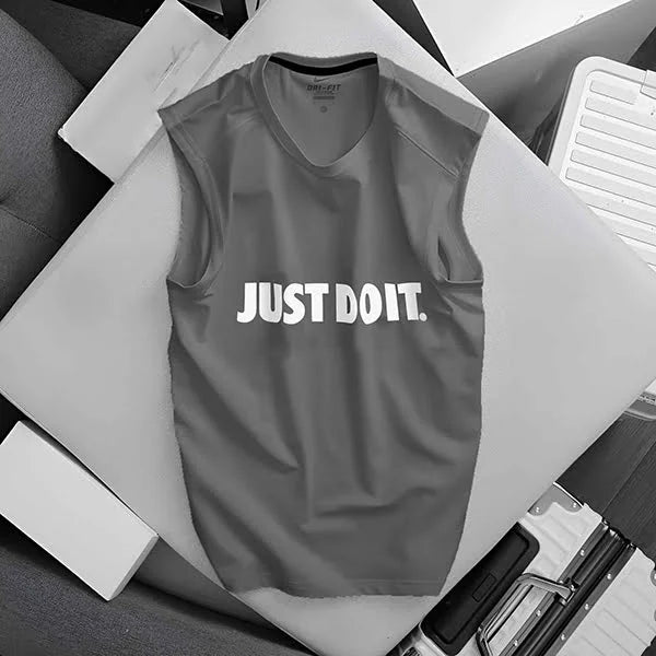Mesh Fabric Men's Sports T-Shirt