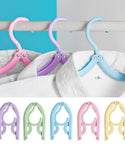 Space-Saving Travel Clothes Hanger Set (6 Pcs)