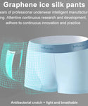 Men's Breathable Anti-Bactorial Ice Silk Boxer (4 Pcs)