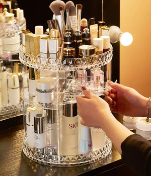 360 Rotating Makeup Cosmetic Organizer