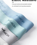 Men's Breathable Anti-Bactorial Ice Silk Boxer (4 Pcs)