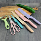 Kitchen Multi-Color Knife Set
