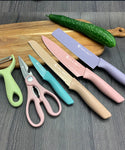 Kitchen Multi-Color Knife Set