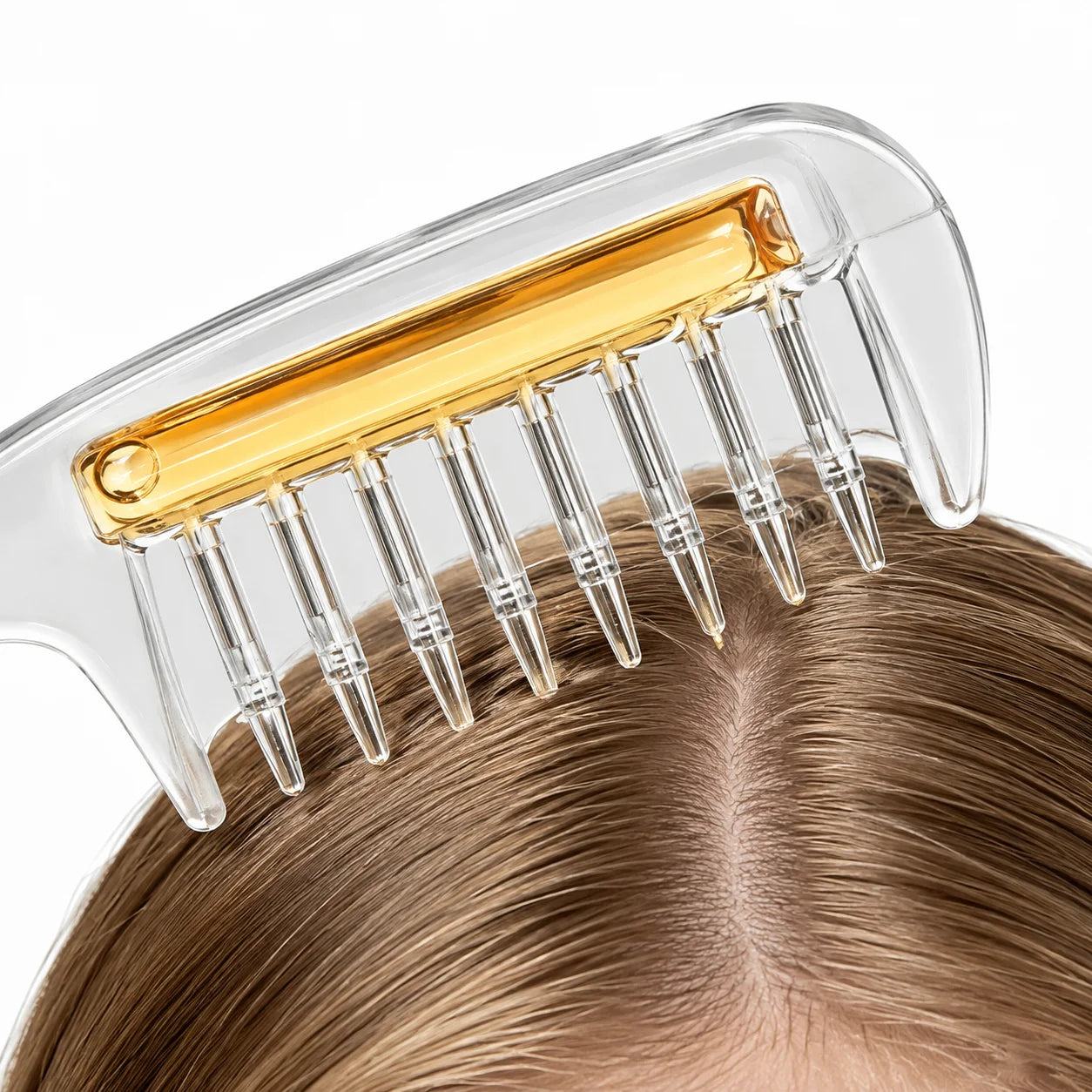 Refillable Oil Scalp Hair Comb