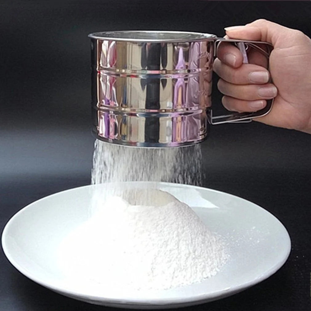 Stainless Steel Mechanical Flour Strainer
