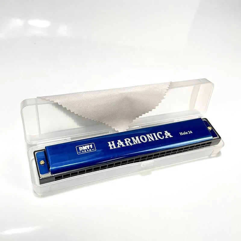 24 & 10 Holes Metal Harmonica Mouth Organ