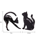 Various Shape Cat Eyeliner Waterproof Card (Set Of 2)