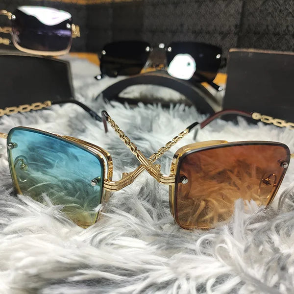 Chain Temples Style High-Quality Sunglass