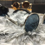 Rounded Metal Spreng Fashionable Sunglass