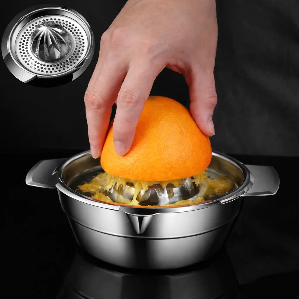 Stainless Steel Hand Press Fruit Juicer