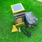 Kaaba Boxed Salah Mat With Attar Tasbeeh