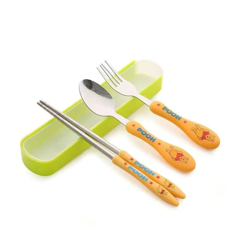 Portable Stainless Steel Kids Cutlery Set (3 In 1)