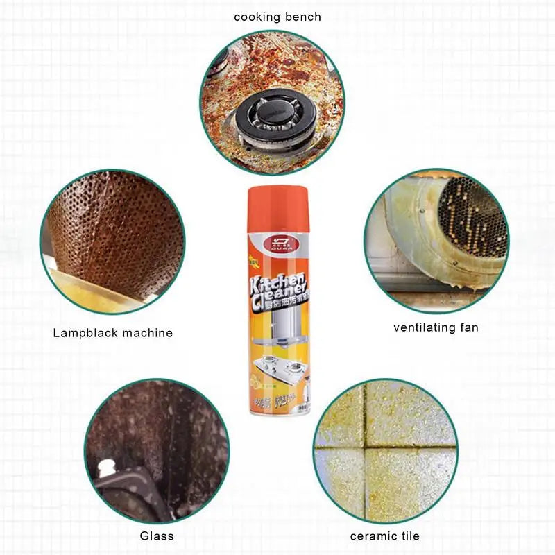 Kitchen Grease Cleaner Foam Spray