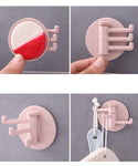 3 Layer Rotating Wall Hook (Set Of 3)