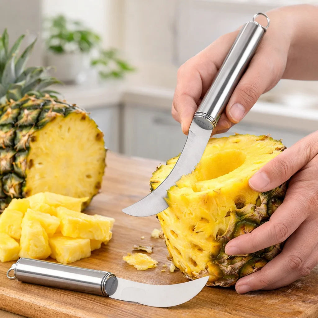 Stainless Steel Pineapple Peeler & Knife