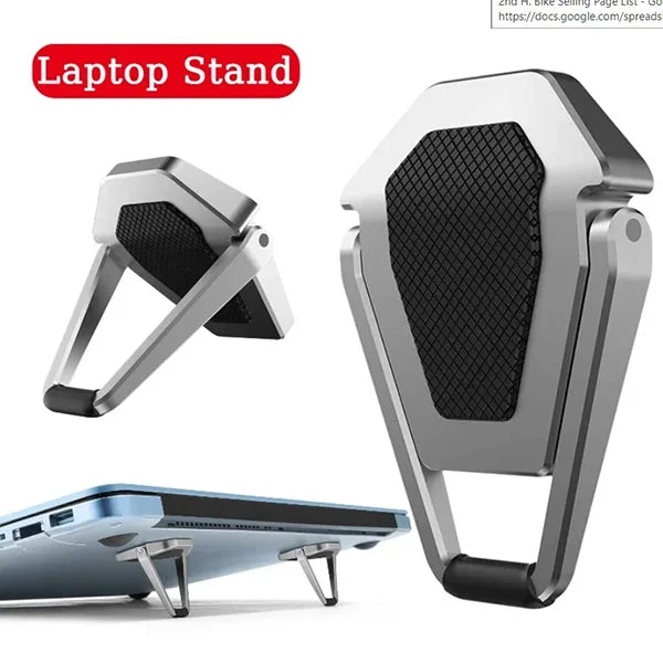 Non-Slip Metal Foldable Laptop Stand (1 Pair)