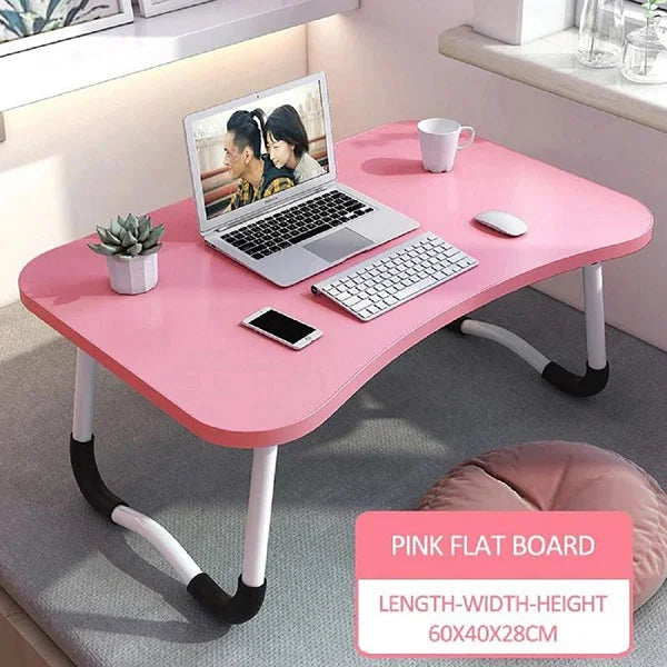Foldable Laptop Table With Mini Drawer