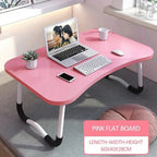 Foldable Laptop Table With Mini Drawer