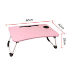 Foldable Laptop Table With Mini Drawer