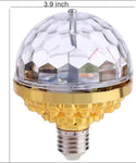 Rotating Colorful Party Bulb (Free Plug)