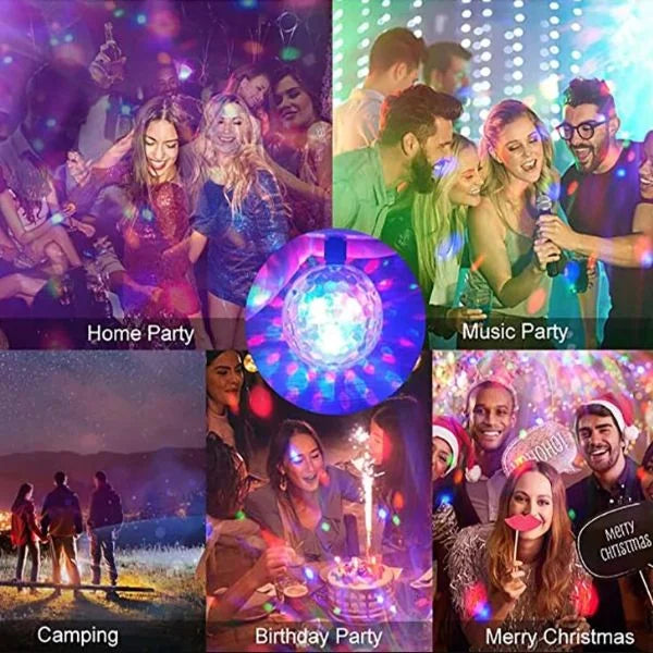 Rotating Colorful Party Bulb
