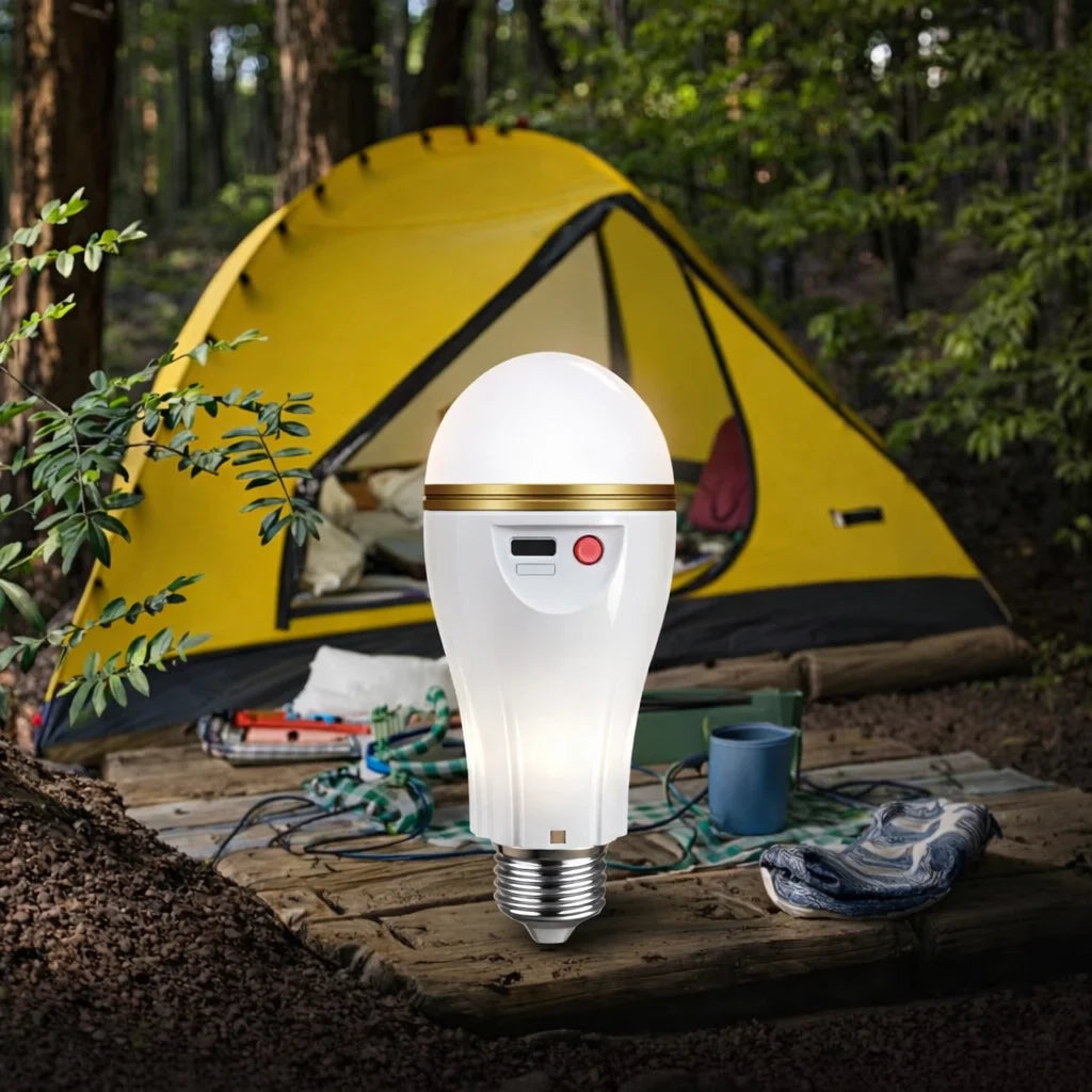 Portable Super Backup Rechargeable LED Bulb