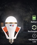 Portable Super Backup Rechargeable LED Bulb