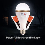 Portable Super Backup Rechargeable LED Bulb