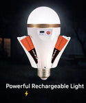 Portable Super Backup Rechargeable LED Bulb