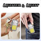 Transparent Dual Arc Lighter with Flashlight
