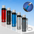 Mini Type-C Windproof Lighter With Key Ring