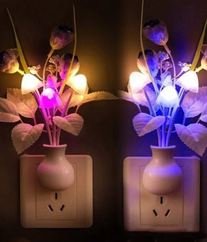 LED Mushroom Dark Sensor Lamp