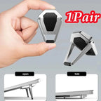 Non-Slip Metal Foldable Laptop Stand (1 Pair)