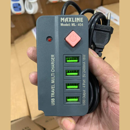 4 USB Ports Travel Multi Charger