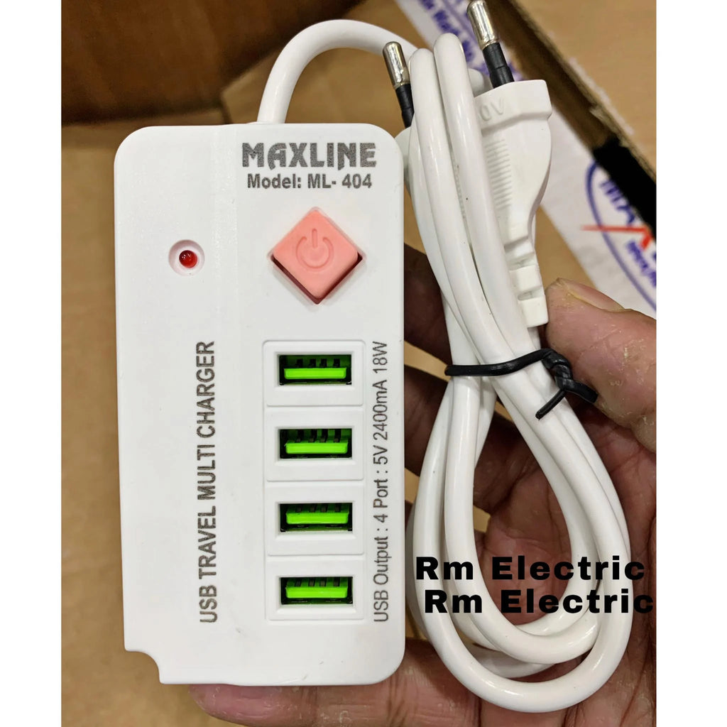 4 USB Ports Travel Multi Charger