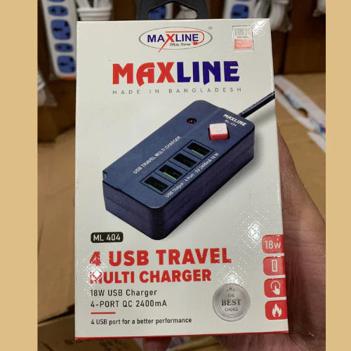 4 USB Ports Travel Multi Charger