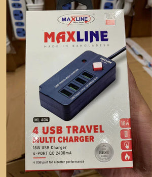 4 USB Ports Travel Multi Charger