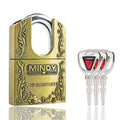 Mindy Top Security Padlock With Bullet Keys