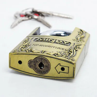 Mindy Top Security Padlock With Bullet Keys