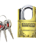 Mindy Top Security Padlock With Bullet Keys