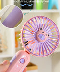 Mini Cute Charging Fan With Mobile Holder