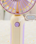Mini Cute Charging Fan With Mobile Holder