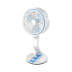 Rechargeable Folding Fan With Lamp