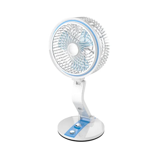 Rechargeable Folding Fan With Lamp