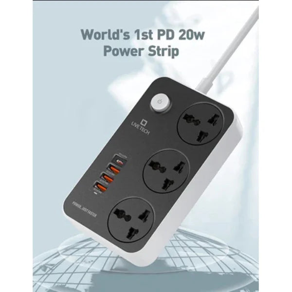 Maxline 3-Type Port Fast Charging Multiplug