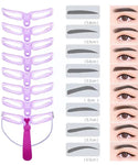 8 Style Eyebrow Shaper Set