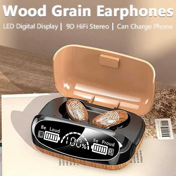 M35 TWS Wood Designed Earbud Original