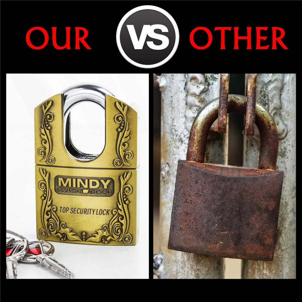 Mindy Top Security Padlock With Bullet Keys